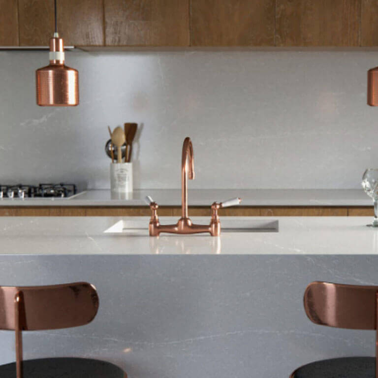 Silestone desert silver